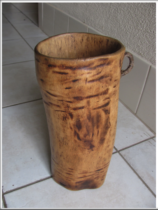 Hand carved Wooden Milk Pitcher
H34cm
$445